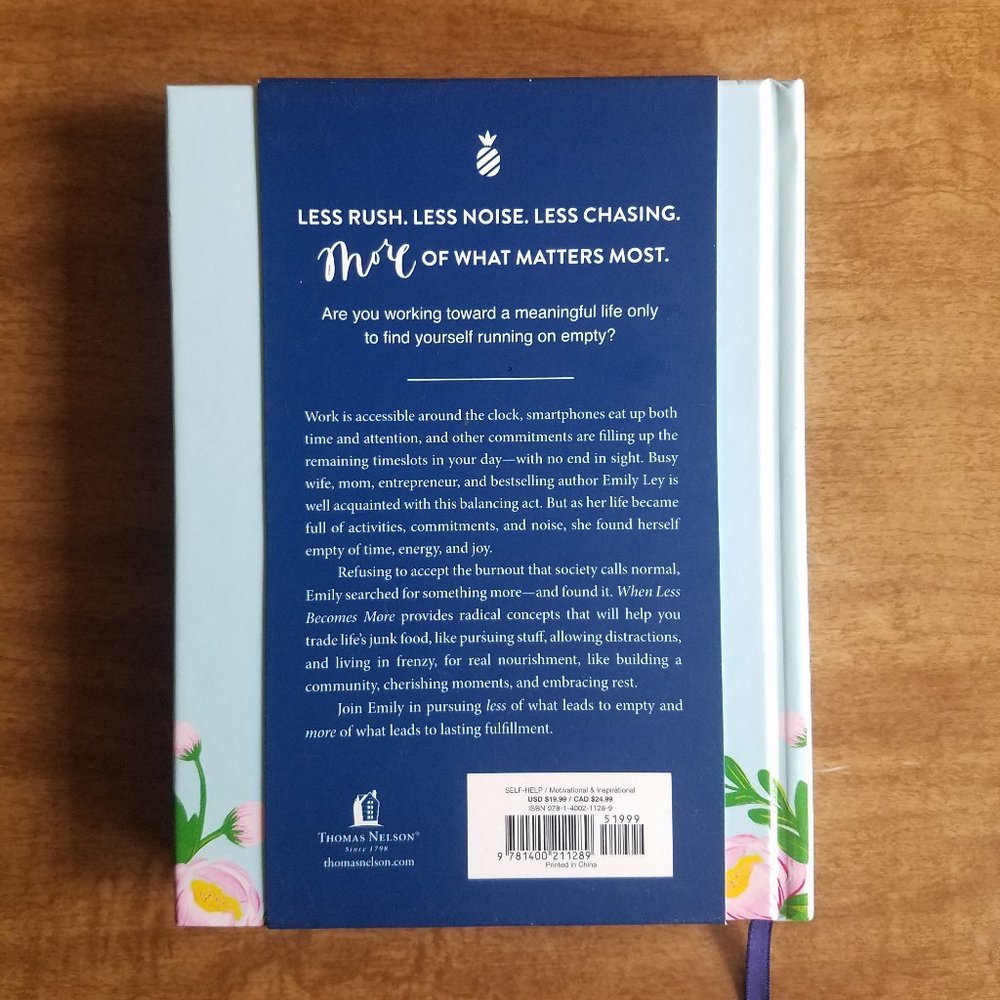 When Less is More Book by Emily Ley - Picture 3 of 5